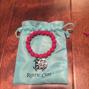 RUSTIC CUFF red bracelet